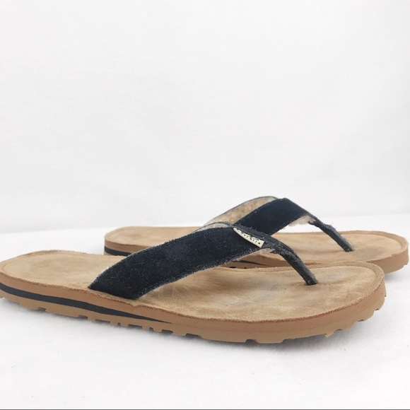 ugg tasmina flip flops black